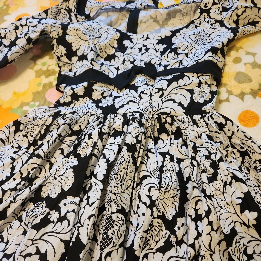 Bernie Dexter Vintage Black and White Dress